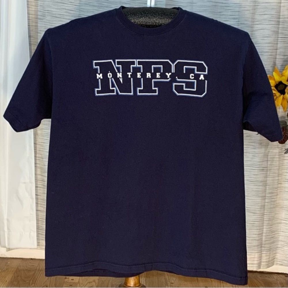 Gear for Sports black NPS Monterey, Ca. Short sleeve tee shirt.